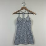 Lululemon Power Y Tank Top Space Dye Camo White Silver Spoon, 4 Photo 2