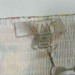 WAYF NWT  Romantic Floral Puff Sleeve Crop Top‎ Blouse Womens XL Yellow Photo 4