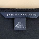 Banana Republic Black Faux Wrap Crossover Front Ballet Top XS Photo 3