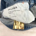 Mother High Waisted Rider Ankle Jeans in Lol Wash Blue Size 26 Photo 4