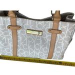 Calvin Klein Hudson Monogram Satchel Purse Desert Taupe Women's Shoulder Bag Photo 6