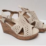 SO Women's Knitted Wedge Sandals Photo 1