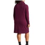 Cyrus Devotion by  Cowl Neck Long Sleeve Sweater Dress Photo 1