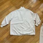 ZARA 2 piece set lose fitting oversized half zip top and wide leg pants Sz Large Photo 10