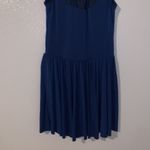 Weissman navy blue lace sleeveless dance ballet leotard dress Size M Photo 6