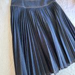 DKNY  denim pleated midi skirt  Photo 1