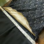 Black Lace Top and Skirt Set Size L Photo 7