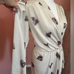 Vintage 80’s deadstock abstract print faux Photo 1