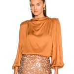 ASTR the Label Meilani Top in Golden Amber Small Photo 0