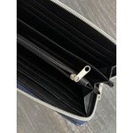 Grogu Baby Yoda Mandalorian Star Wars Concept One Blue Zip Around Wallet Photo 4