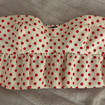 ZARA  cropped polka dot top  Photo 0