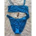 SKIMS  Signature Swim Strapless Monokini Turquoise Size 3X Photo 5