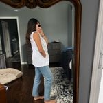 Banana Republic White Sleeveless Blazer Vest Photo 12