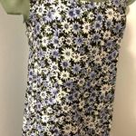 American Eagle  Sundress Daisy Floral Pattern Blue Medium NWT Photo 0