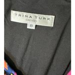 Trina Turk  Dominica multicolor print 3/4 sleeve shift dress 8 Casual Office Photo 11