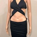 Black Strappy Club Sexy Dress New Photo 3