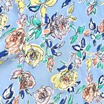 Likely $208 NWOT Puff Sleeve Floral Print Lana Mini Dress Periwinkle Blue Size 6 Photo 6