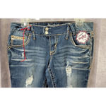 Amethyst  Low Rise Bootcut Jeans, Blue Denim, Women’s Size 7 Regular Photo 1