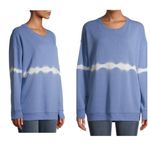 Time & Tru NWT  Women's Crewneck Tunic Tie Dye Long Sleeve Sweatshirt SZ Small Photo 1