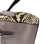 Kate Spade NY Louise Python Embossed Taupe Crossbody Purse Photo 6