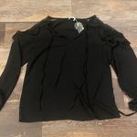 Blooming Jelly  blouse Black Lace Blouse Large NWT Photo 0