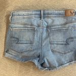 American Eagle  Outfitters Light Blue Jean Shorts super super stretch Photo 3