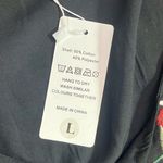 NWT Futurino Black Bohemian Crew Neck Shift Dress Large Photo 9