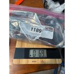 No Boundaries NWT  Striped Womens Shirt Belt Size M 7 9 Orange Black Top Blouse Photo 8