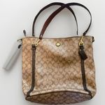 Coach  Peyton Signature Zip Top Tote– Signature Leather Straps Replaced Photo 0