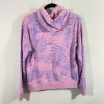 Columbia  PFG Women Pink & Purple Leaves Print Pullover Hoodie Size S Photo 8