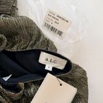 ALC Frank A.L.C. Kai Dress Gold Halter Maxi Size 4 XS Metallic Disco Party NYE Holiday NEW Photo 8