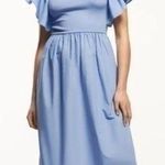 ZARA RUFFLED SLEEVE DRESS Photo 0