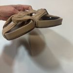 Revolve KAANAS Natural Nude Leather Knotted
Slide Sandals Size 7 Photo 3