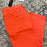 Diane Gilman Vintage DG2 by Virtual Stretch Cropped Denim Jeans Coral 14P NWT Photo 1
