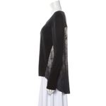 Elie Tahari  Merino Wool Long Sleeve Jumper Knit Sweater Top Scoop Neck Small Photo 3