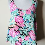 Yumi Kim  Pink and Blue Floral Silk Tank Photo 0
