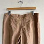 Escada high rise caramel straight slim pants Tan Size 12 Photo 4