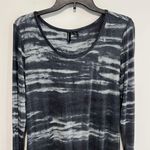 Cynthia Rowley  Tie Dye Longsleeve Scoop Neck Top Size Large EUC Photo 1