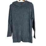 Barefoot Dreams Cozy Chic Lite Knit Half-Zip Kangaroo Pocket Tunic Sweater sz XL Photo 2