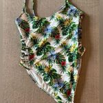 Revamped Tropical Floral One-Piece Swimsuit Size L Photo 1