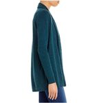 Bloomingdales C by Cashmere Open-Front Cardigan in Heather Spruce, Size S NWT Photo 1