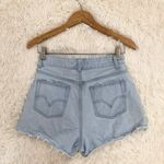 Princess Polly Lioness Rock Bottom denim shorts in blue Photo 2
