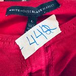 White House | Black Market  Sweater Pullover long sleeve V-Neck Color Red. Size L Photo 4