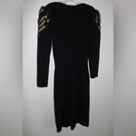 Vintage Pat Sandler for Wellmore sweater dress Black Size 16 Photo 7