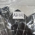 Who What Wear  Large Shirt Black Sheer Long Sleeve Button Up Tie Neck Blouse Top Photo 8