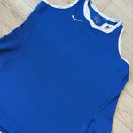 Nike  Blue & White Racerback Athletic Dri-Fit Tank Size M Photo 6