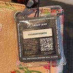 Gucci  Bamboo Pink and Beige Floral Leather 2 Way Handbag - Preowned Photo 14