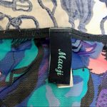 Maaji  Bleu Saddles Fringe Kimono Swim Pool Coverup Horses Mermaid Colorful Print Photo 5