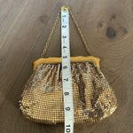 Whiting & Davis Vintage Cream Gold Metal Mesh Bag Photo 7