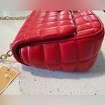 Michael Kors  Red Quilted Crossbody Bag Photo 2